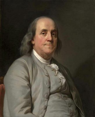 Chân dung của Benjamin Franklin còn xuất hiện trên tờ 100 USD của Mỹ. Ảnh: Wikipedia